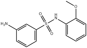 Benzenesulfonamide, 3-amino-N-(2-methoxyphenyl)- Struktur