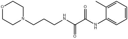 N~1~-(2-methylphenyl)-N~2~-[3-(4-morpholinyl)propyl]ethanediamide Struktur