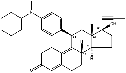 Cymipristone Struktur