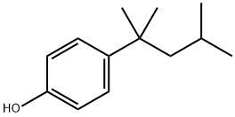 Phenol, 4-(1,1,3-trimethylbutyl)- Struktur