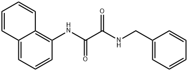 N1-?1-?naphthalenyl-?N2-?(phenylmethyl)?- Ethanediamide Struktur