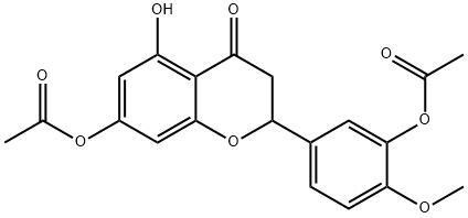 rac-Hesperetin 3’,7-Diacetate Struktur