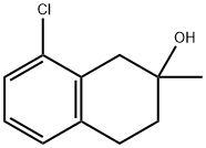 2-Naphthalenol, 8-chloro-1,2,3,4-tetrahydro-2-methyl- Struktur