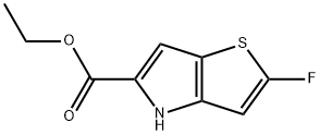 4H-Thieno[3,2-b]pyrrole-5-carboxylic acid, 2-fluoro-, ethyl ester Struktur