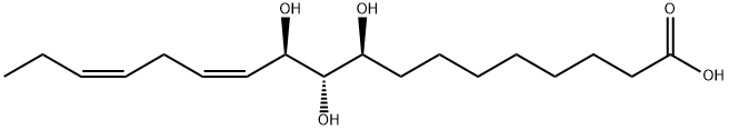 12,15-Octadecadienoic acid, 9,10,11-trihydroxy-, (9S,10S,11R,12Z,15Z)- Struktur