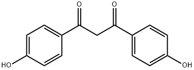 1,3-Propanedione, 1,3-bis(4-hydroxyphenyl)- Struktur