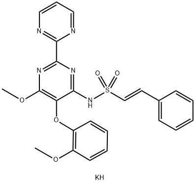 Nebentan potassium Struktur