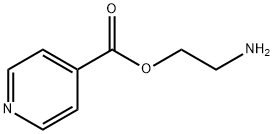 4-Pyridinecarboxylic acid, 2-aminoethyl ester Struktur