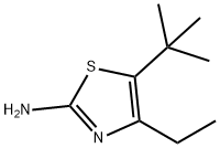 2-Thiazolamine, 5-(1,1-dimethylethyl)-4-ethyl- Struktur