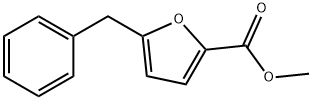 2-Furancarboxylic acid, 5-(phenylmethyl)-, methyl ester Struktur