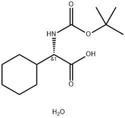 Boc-Chg-OH Hydrate Struktur