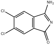 5,6-dichloro-3-imino-2,3-dihydro-1H-isoindol-1-one Struktur