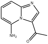 1-{5-aminoimidazo[1,2-a]pyridin-3-yl}ethan-1-one Struktur