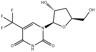 3’-Deoxy-5-trifluoromethyluridine Struktur