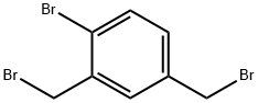 Benzene, 1-bromo-2,4-bis(bromomethyl)- Struktur