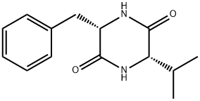 Cyclo(L-Phe-L-Val) Struktur