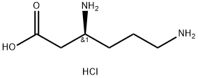 (3S)-3,6-diaminohexanoic acid dihydrochloride Struktur