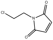 1H-Pyrrole-2,5-dione, 1-(2-chloroethyl)- Struktur