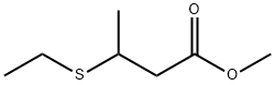 Butanoic acid, 3-(ethylthio)-, methyl ester Struktur