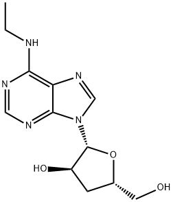 3'-Deoxy-N6-ethyladenosine Struktur