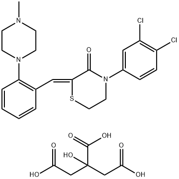 Elzasonan citrate Struktur