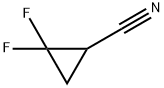 Cyclopropanecarbonitrile, 2,2-difluoro- Struktur