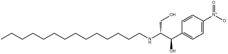 1,3-Propanediol, 1-(4-nitrophenyl)-2-(tetradecylamino)-, (1R,2R)- Struktur