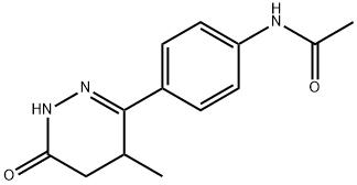 Acetamide, N-[4-(1,4,5,6-tetrahydro-4-methyl-6-oxo-3-pyridazinyl)phenyl]- Struktur