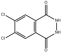 1,4-Phthalazinedione, 6,7-dichloro-2,3-dihydro- Struktur