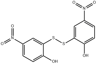 2,2'-disulfanediylbis(4-nitrophenol) Struktur