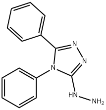 3-hydrazinyl-4,5-diphenyl-4H-1,2,4-triazole Struktur