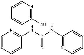 N,N',N”-tris(2-pyridinyl) phosphorothioic triamide Struktur