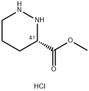 Methyl (S)-hexahydropyridazine-3-carboxylate hydrochloride Struktur