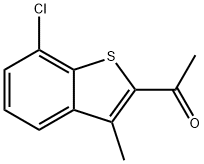 Ethanone, 1-(7-chloro-3-methylbenzo[b]thien-2-yl)- Struktur