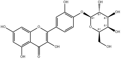 Quercetin 4'-O-galactoside Struktur