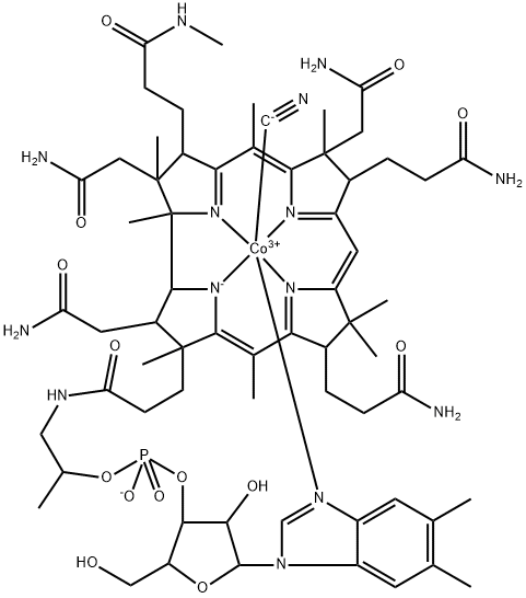 34-Methylcyanocobalamin Struktur