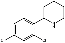 Piperidine, 2-(2,4-dichlorophenyl)- Struktur