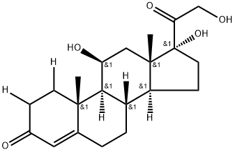 HYDROCORTISONE-(1,2-3H(N)) Struktur