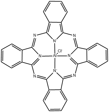 aluminium phthalocyanine chloride Struktur