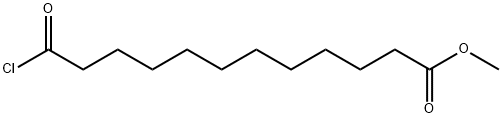 Dodecanoic acid, 12-chloro-12-oxo-, methyl ester Struktur