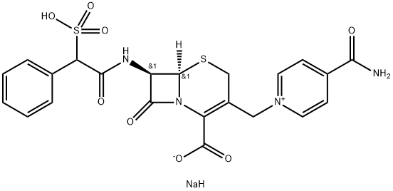 cefsulodin sodium Struktur