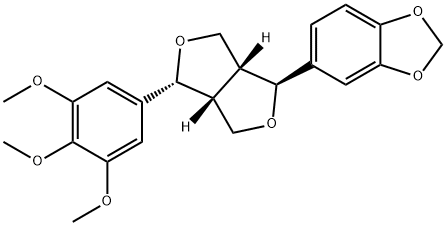 (+)-Epiaschantin Struktur