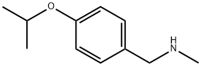 Benzenemethanamine, N-methyl-4-(1-methylethoxy)- Struktur