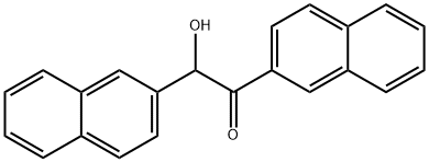 2-hydroxy-1,2-bis(naphthalen-2-yl)ethanone Struktur