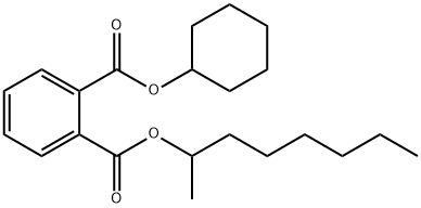 Cyclohexyl-n-octyl phthalate Struktur