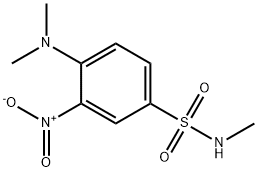 4-(dimethylamino)-N-methyl-3-nitrobenzenesulfonamide Struktur