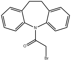 Ethanone, 2-bromo-1-(10,11-dihydro-5H-dibenz[b,f]azepin-5-yl)- Struktur