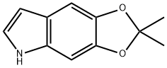 2,2-dimethyl-5H-1,3-dioxol[4,5-f]indole Struktur