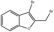 Benzofuran, 3-bromo-2-(bromomethyl)- Struktur