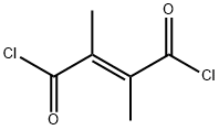 2-Butenedioyl dichloride, 2,3-dimethyl-, (E)- (9CI) Struktur